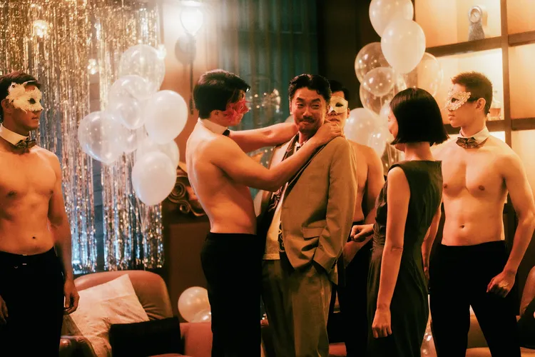 段鈞豪（中）曾與水川麻美老公合作過電影。牽猴子提供