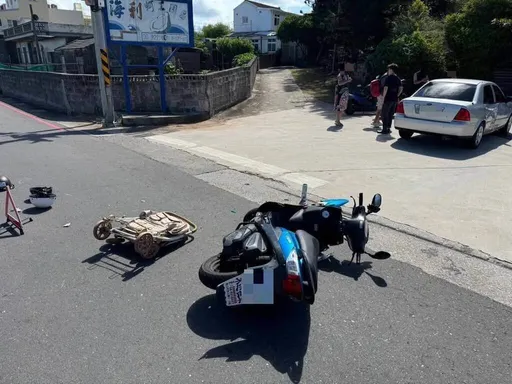 澎湖死亡車禍!左轉車撞直行機車 5月大男嬰送醫不治