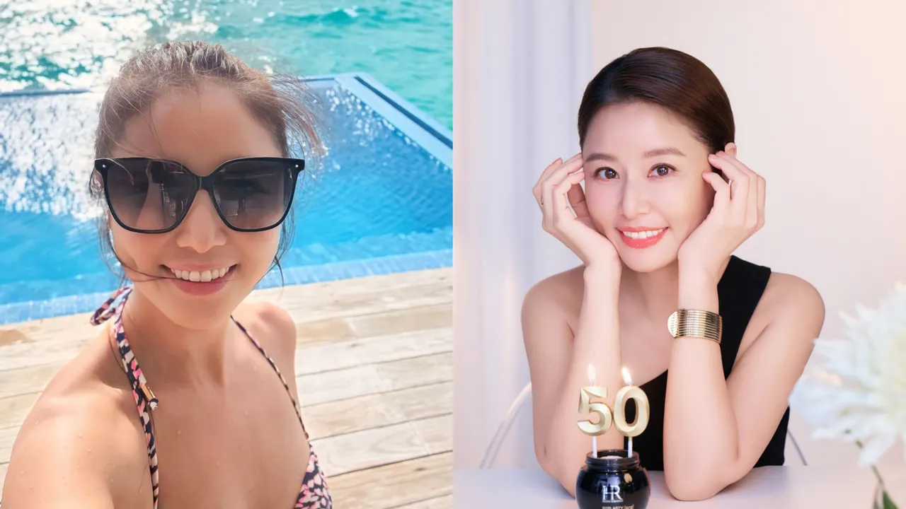 林心如為貴婦保養赫蓮娜(Helena Rubinstein,簡稱HR)拍攝全新形象照,完全看不出明年將滿50歲。品牌提供
