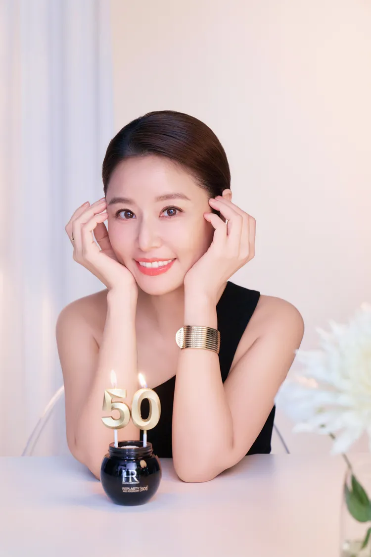 林心如明年將滿50歲。品牌提供