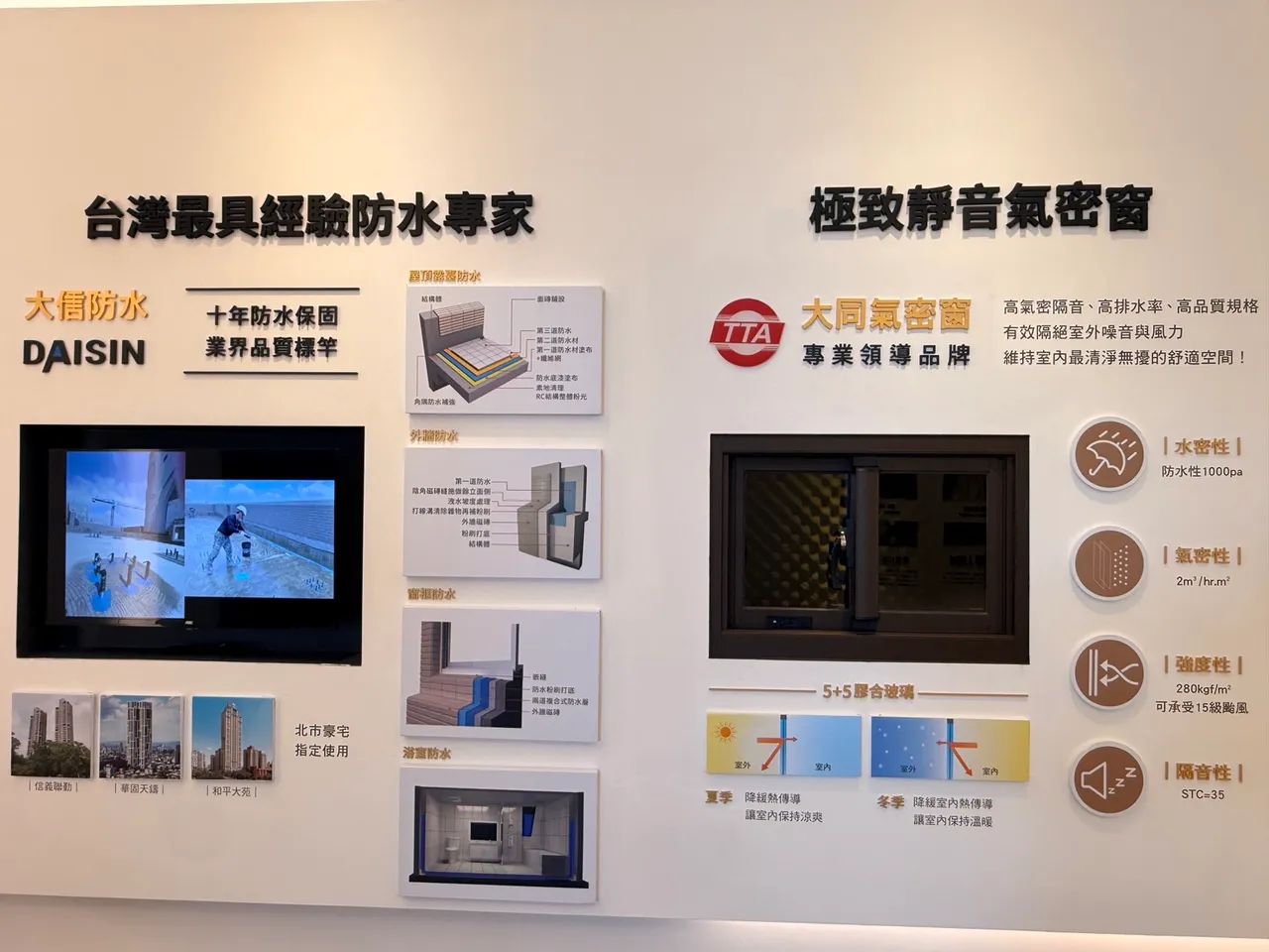 「上顺丽」严选国际精品建材,大信防水加持,提供十年防水保固。陈扬盛摄