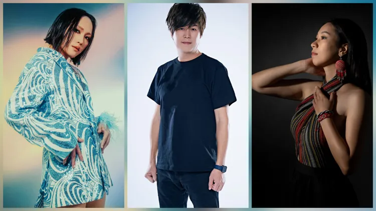 呂薔、吉董、雅維·茉芮擔任「lokah 原音新浪潮」2025原住民音樂人才PK展演大賽評審。新視紀整合行銷提供