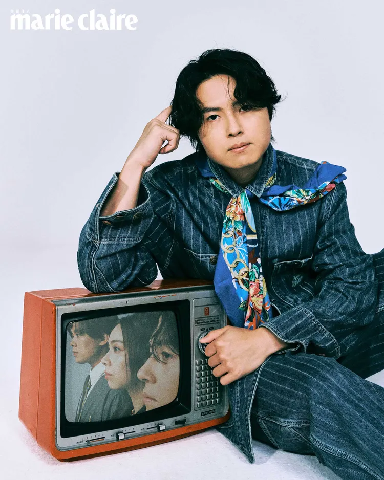 哲謙拍攝《Marie Claire美麗佳人》封面。《Marie Claire美麗佳人》國際中文版提供