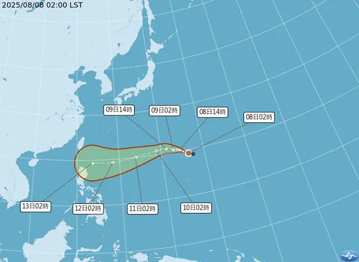 颱風「楊柳」不排除發海警!這天全台變天 下週恐天天有雨