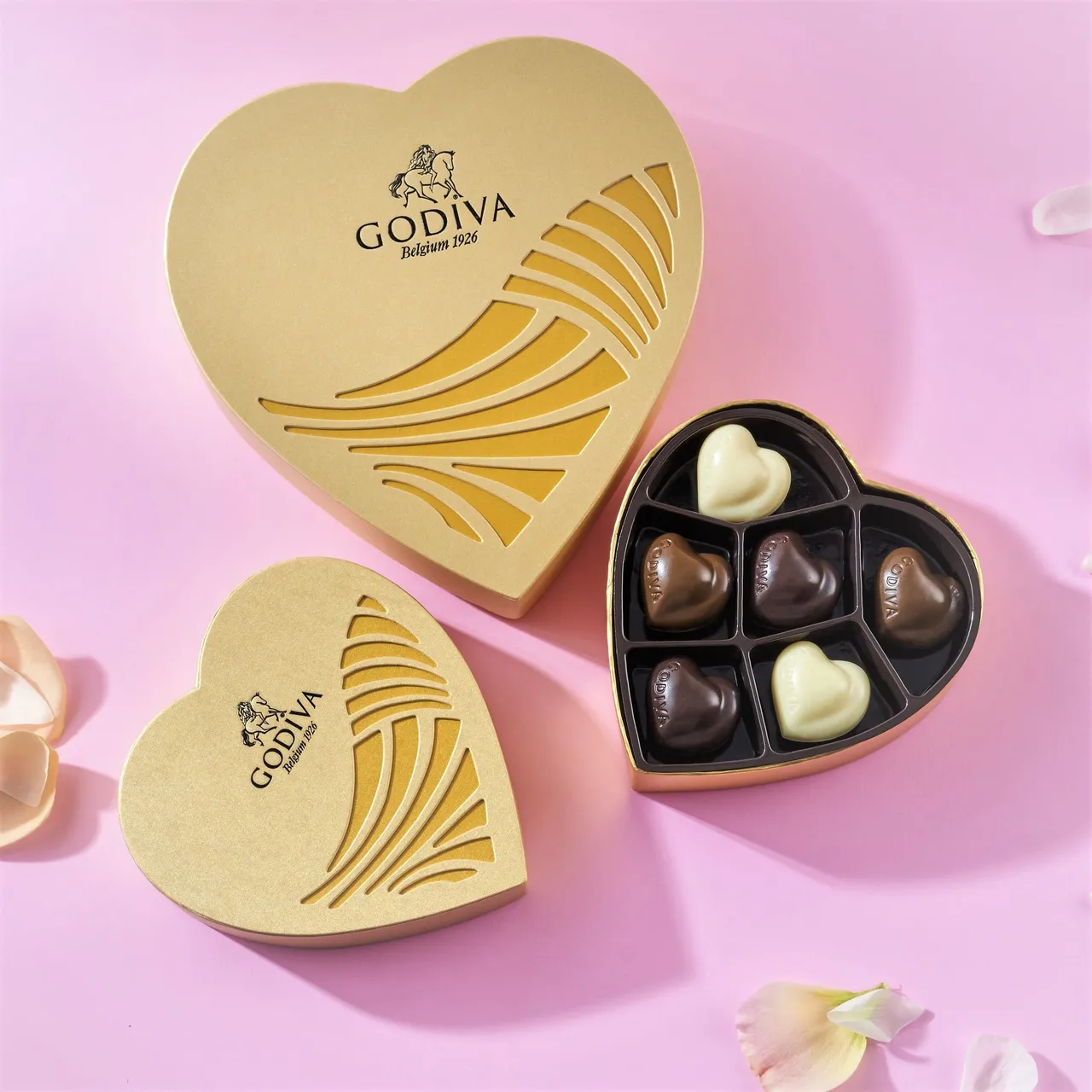 GODIVA金装心形礼盒。业者提供