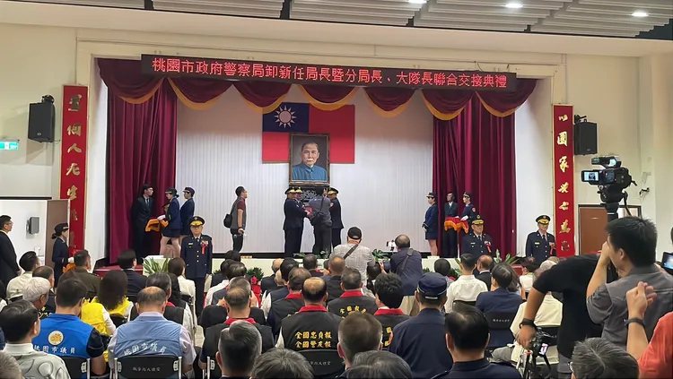 交接會場。張沛森攝