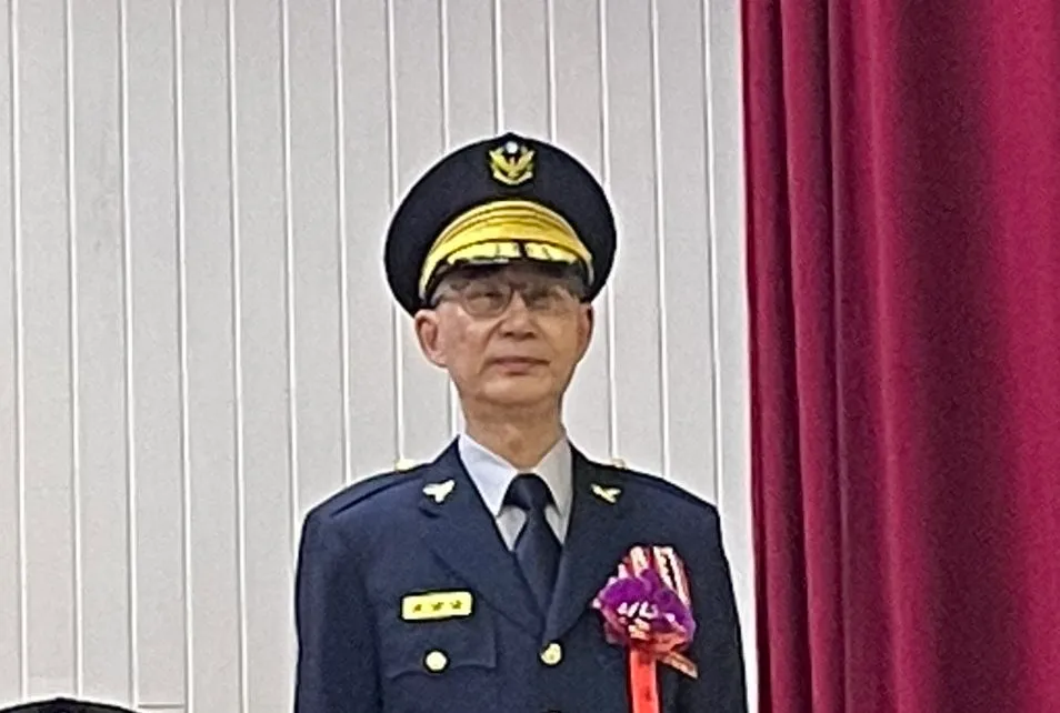 桃园市警局长廖恒裕。张沛森摄