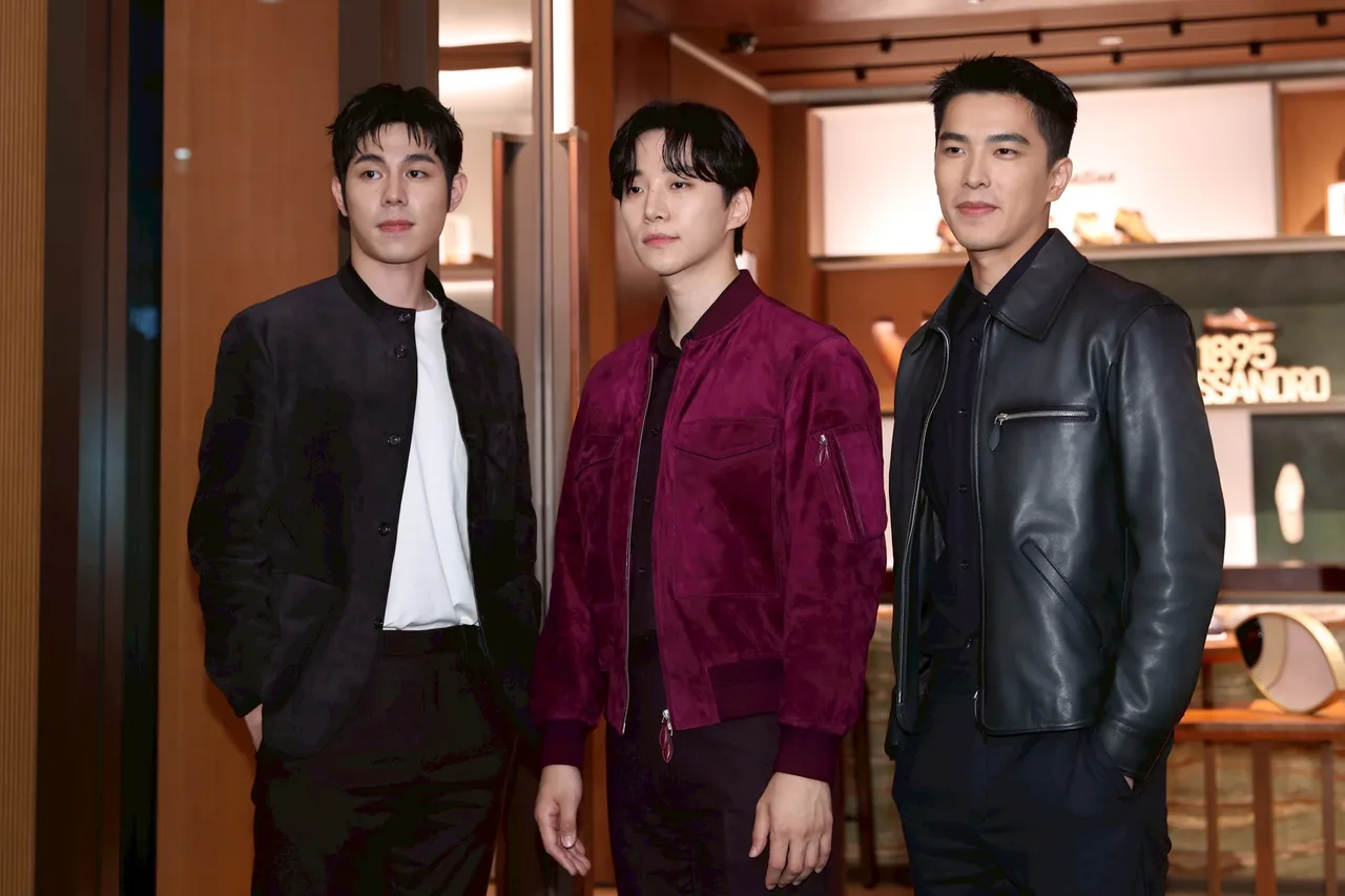 詹怀云(左起)、李俊昊、曾敬骅。彭欣伟摄
