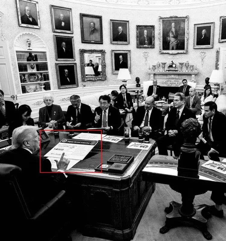 美國總統川普一人主導美日貿易談判。翻攝X@whitehouse