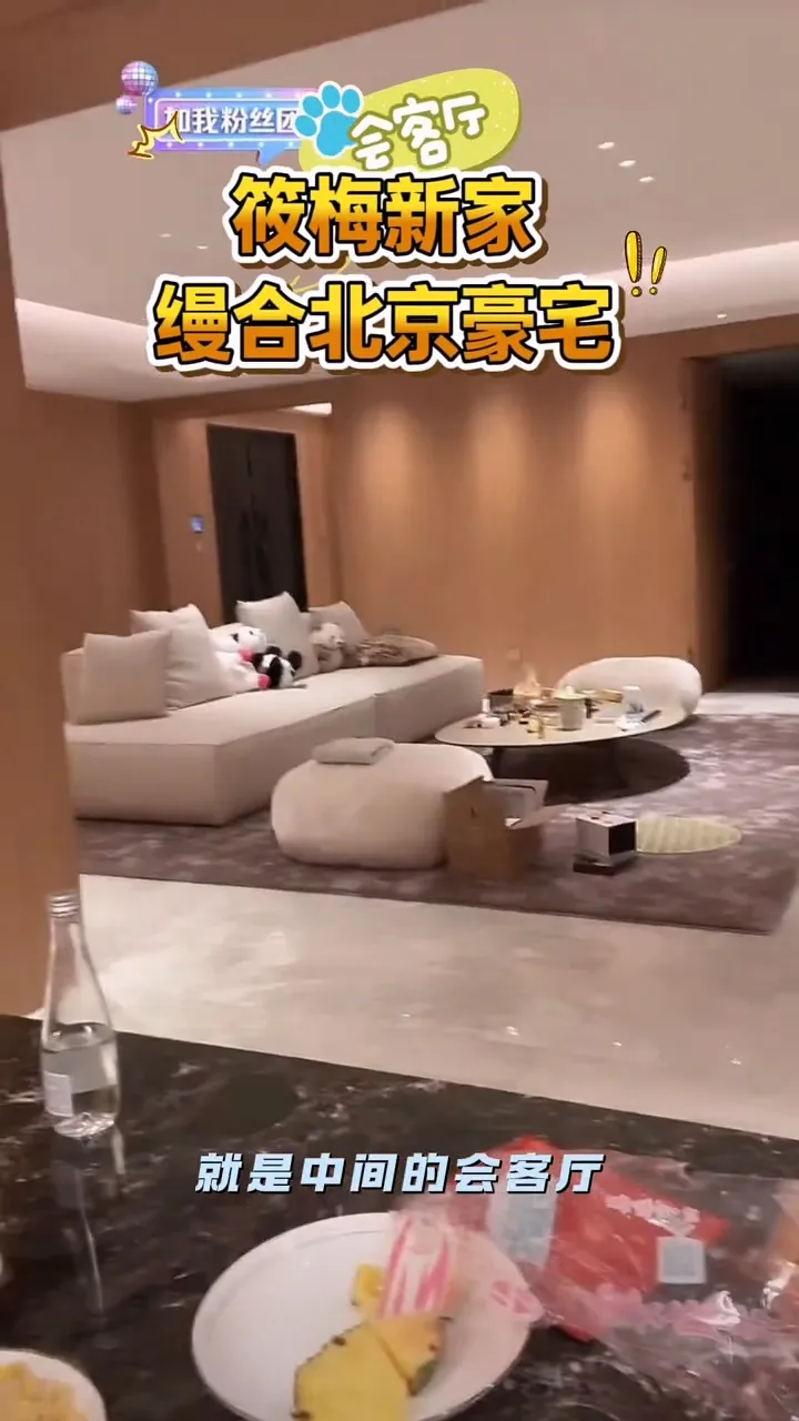 除了主客廳之外，還有較小的會客廳。翻攝抖音