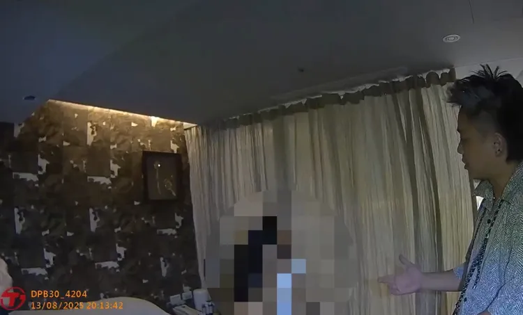 S男在大安區從事性交易。警方提供