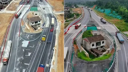 中国「最强钉子户」搬家! 逼公路绕道下场很后悔
