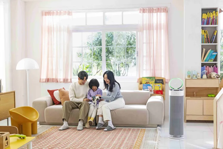 LG PuriCare AeroBooster不僅提升空氣淨化效能，更兼顧美型與便利性，讓清新空氣成為日常生活的一部分。LG提供