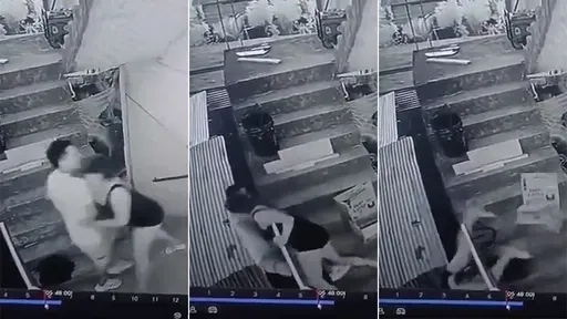 影片|女友冲过来抱抱煞不住 推男友一起坠楼1死1命危