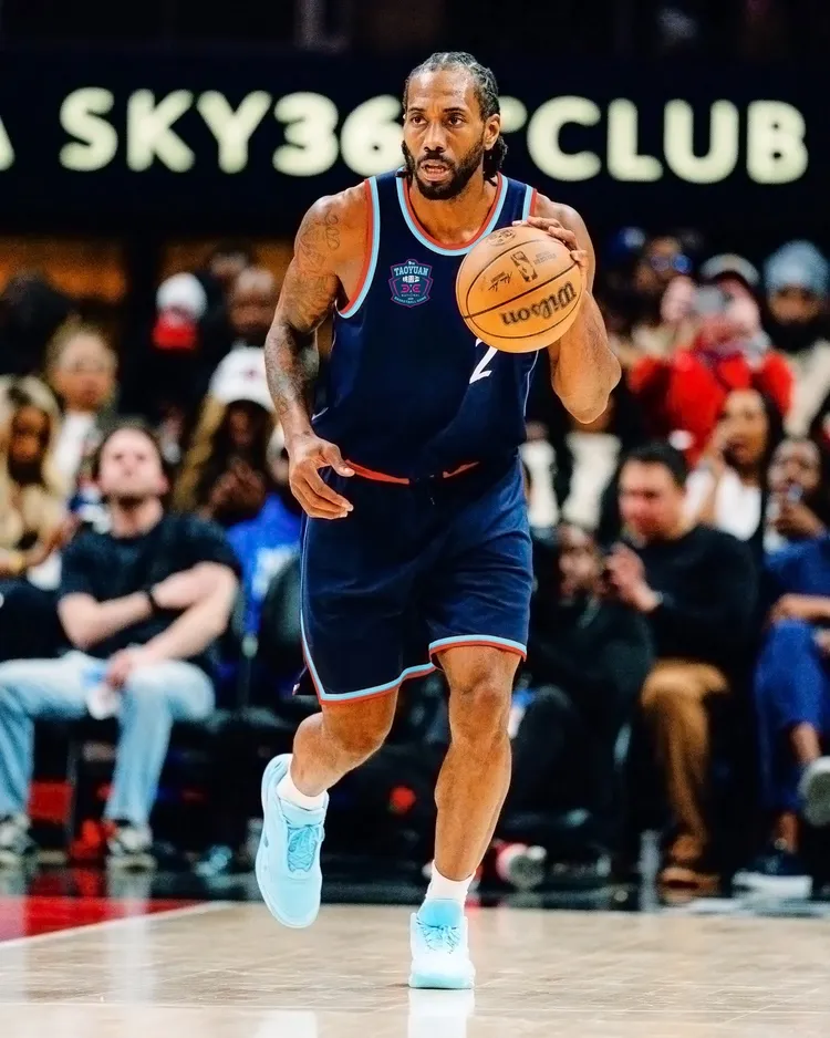 NBA球星Kawhi Leonard。桃園市府提供