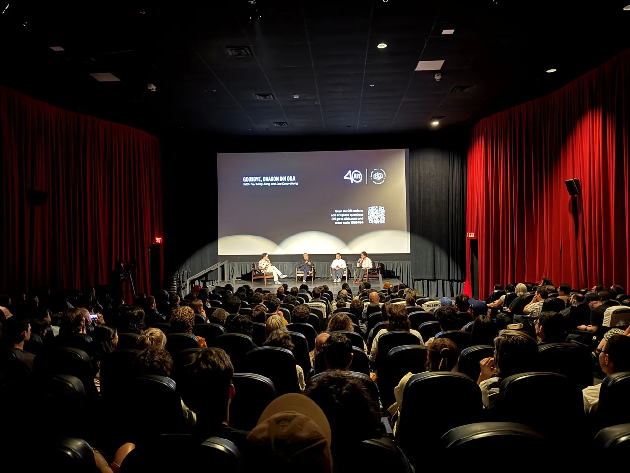 蔡明亮经典影展于奥斯汀电影协会剧院放映,场场爆满。文化部提供