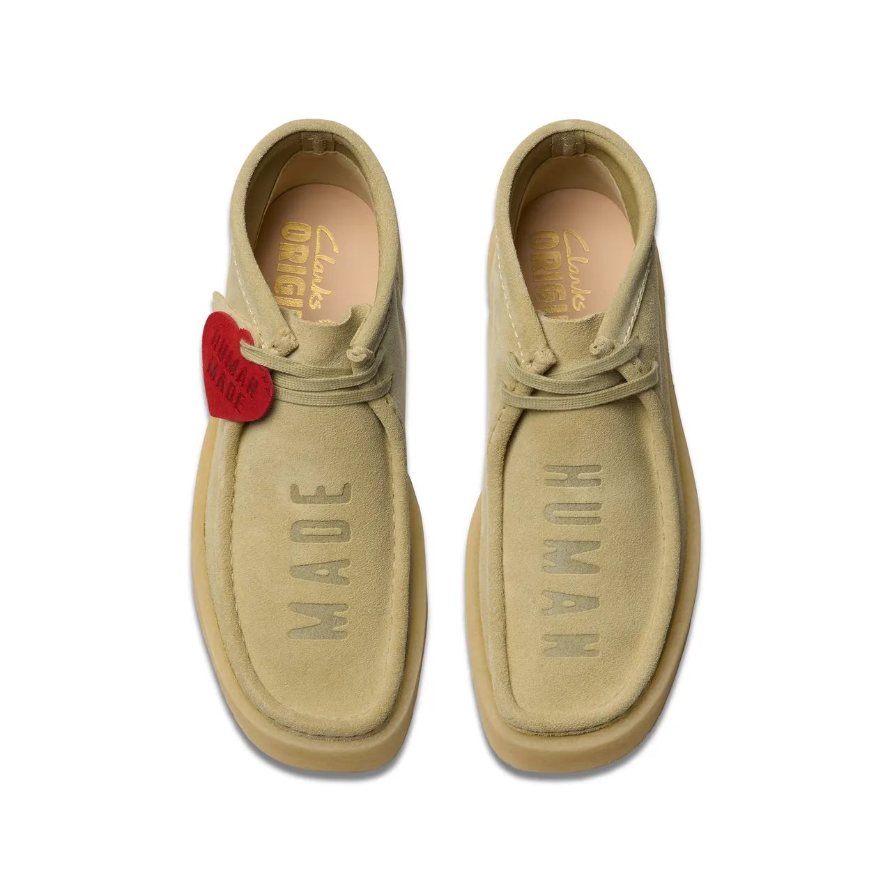 Clarks Wallabee Made Human made聯名款袋鼠靴,1萬1080元。品牌提供