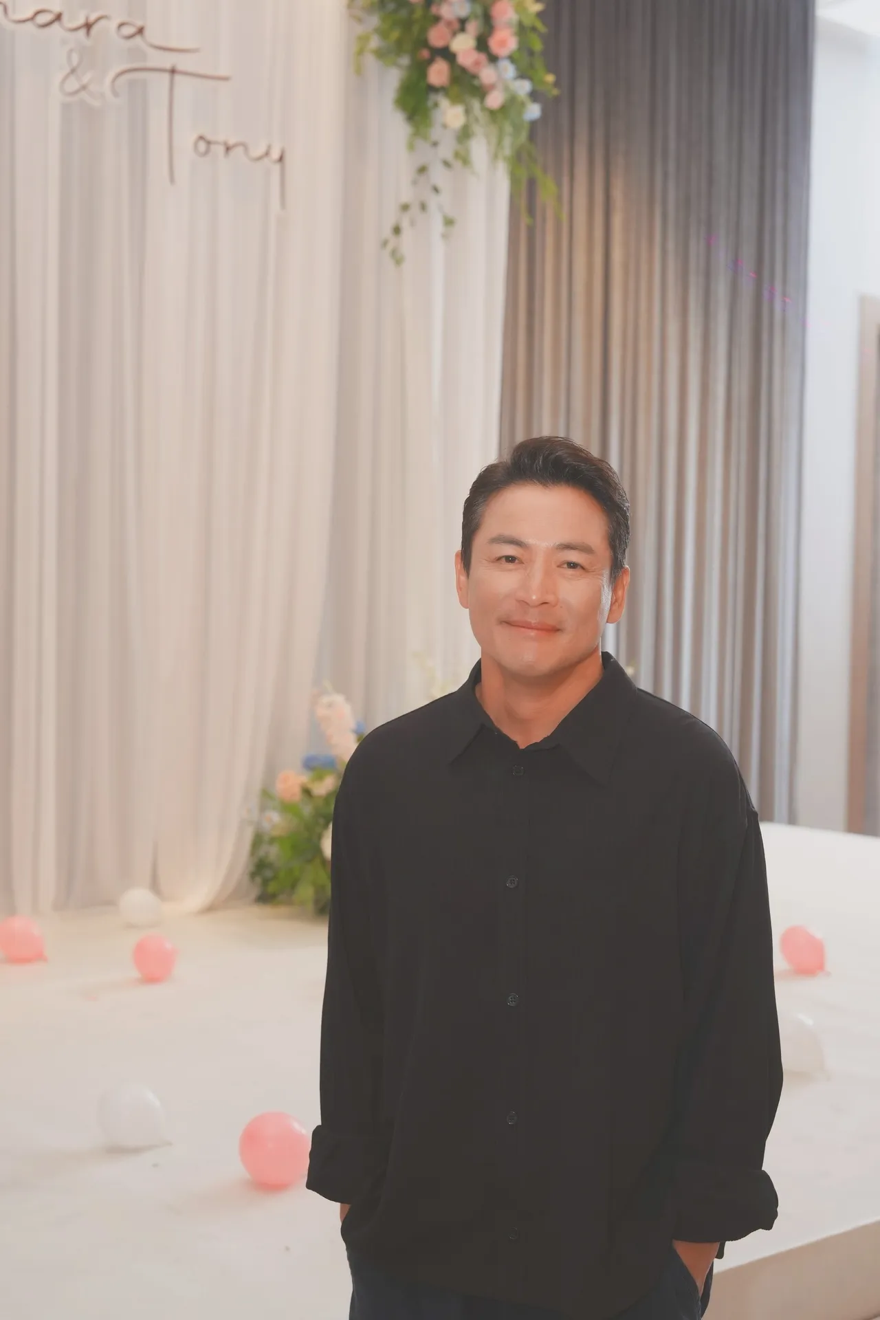 江宏恩抵达现场给林逸欣祝福。欣宇宙音乐提供