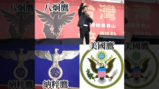 419凯道纳粹鹰or美国鹰? 他比对指出与「它」87%像