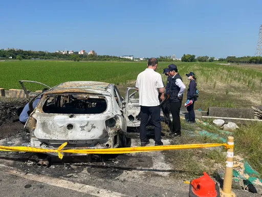 槍殺高雄遛狗男 嫌犯駕BMW放火燒車後逃了