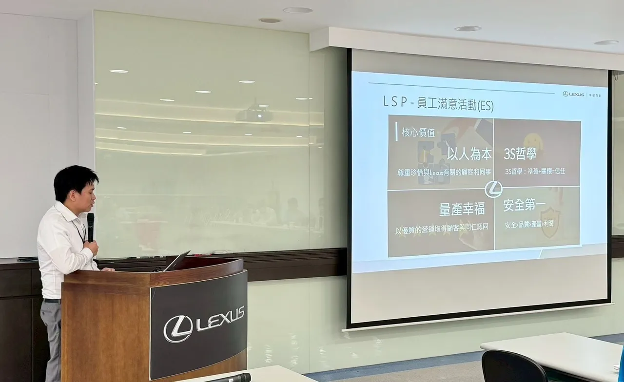 中部汽车LEXUS顾客服务室郭哲修室长。业者提供