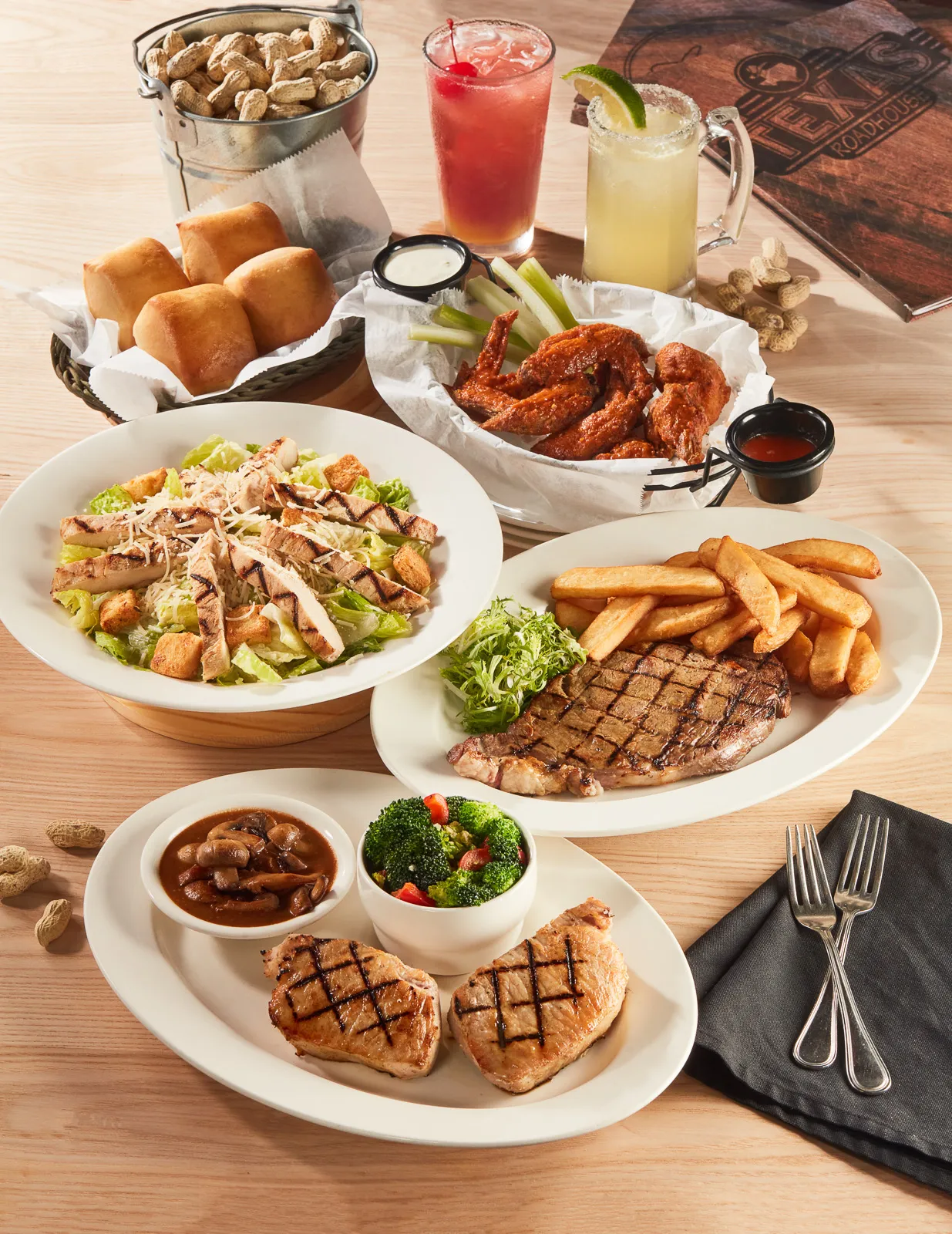 Texas Roadhouse父亲节套餐限时开卖。业者提供