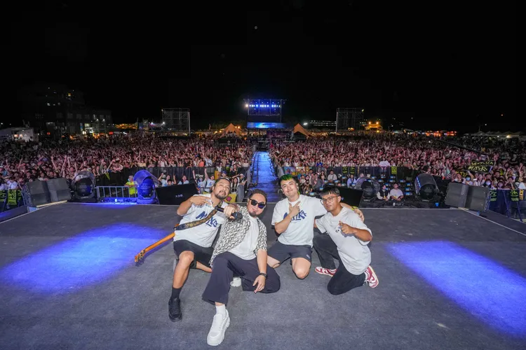 Matzka昨在桃園開唱。桃園市政府提供