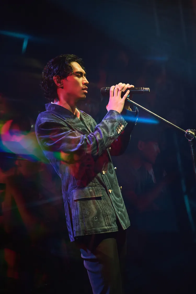 柏霖昨晚於台北開唱，吐露近期心聲。索尼音樂提供