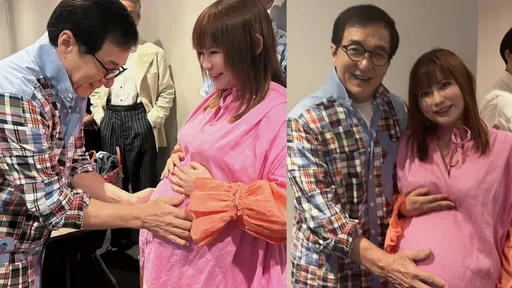 71歲成龍跑11攤深夜還加班 摸日本女星巨肚加持「神之子」