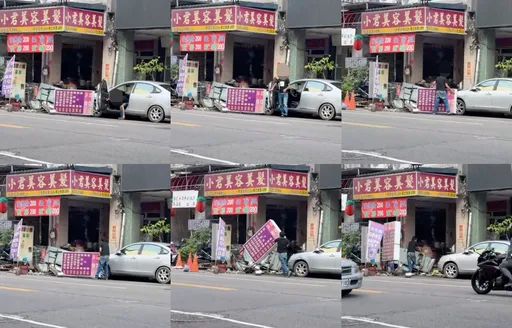 台中男開車撞路邊攤販物品逃逸被逮 酒測值高達0.91