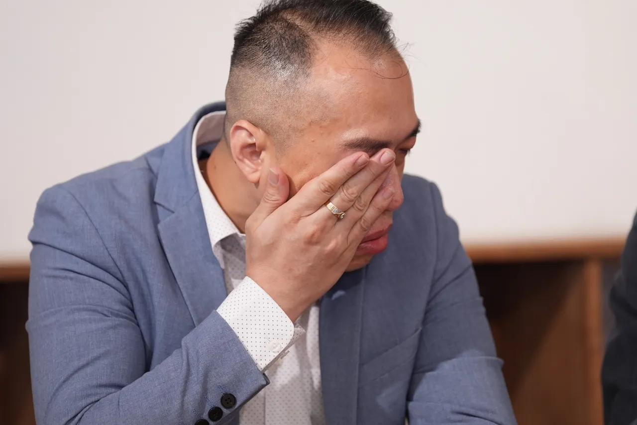 安哥哭求家屬:「讓我知道她葬在哪。」攝影中心攝