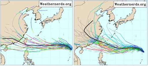 楊柳颱風增強中!美模擬「不排除穿台」 最快這天通過