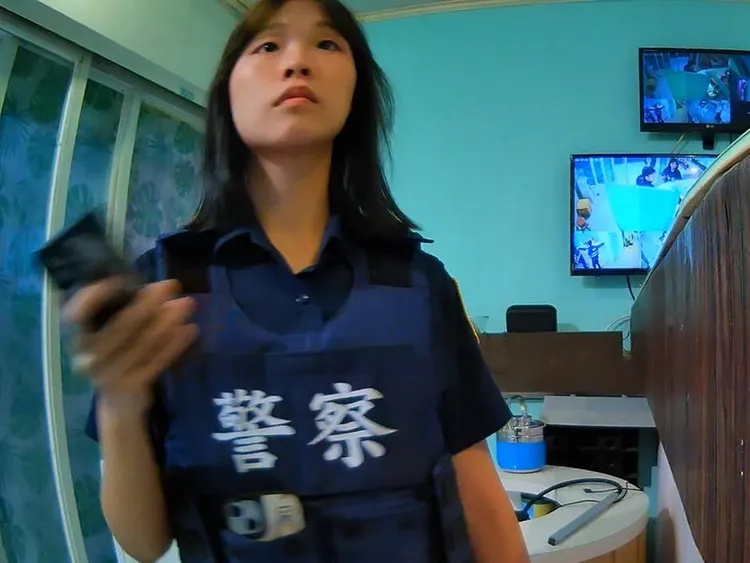 實習女警吳怡葶。桃園警分局提供