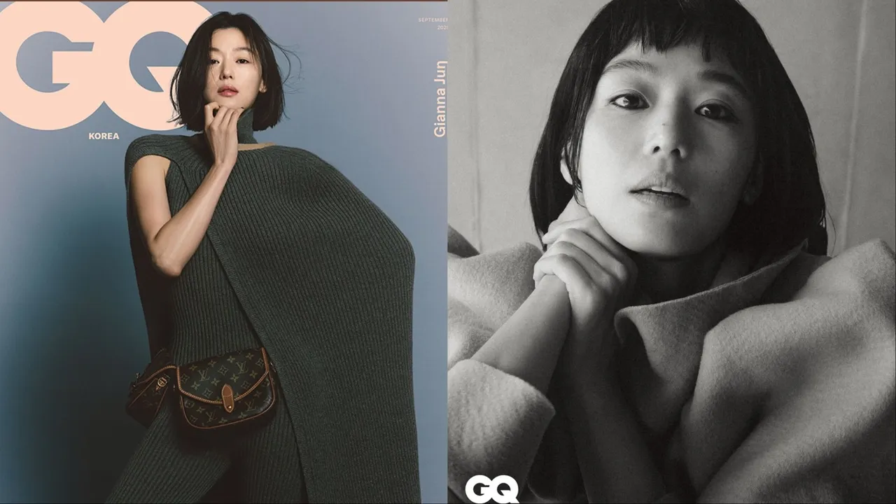 全智賢近日替韓國時尚雜誌《GQ》拍攝系列大片。翻攝gq_korea IG