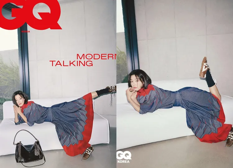 全智賢近日替韓國時尚雜誌《GQ》拍攝系列大片。翻攝gq＿korea IG
