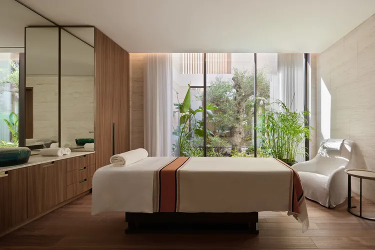 寶格麗博德魯姆渡假村與豪宅_按摩室。品牌提供