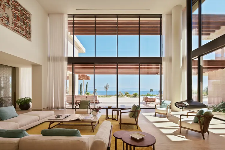 寶格麗博德魯姆渡假村與豪宅_客廳。品牌提供