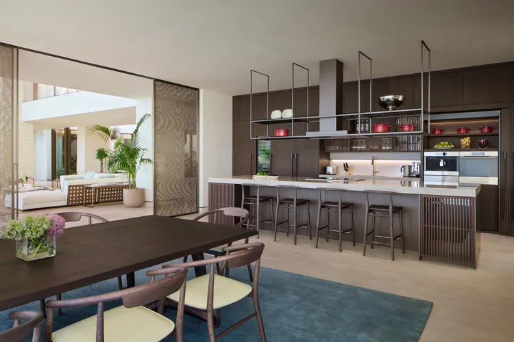 寶格麗博德魯姆渡假村與豪宅_飯廳&廚房。品牌提供