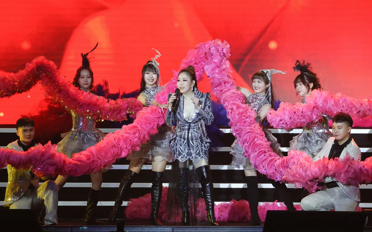 张秀卿今在台南开唱。名人演艺事业提供