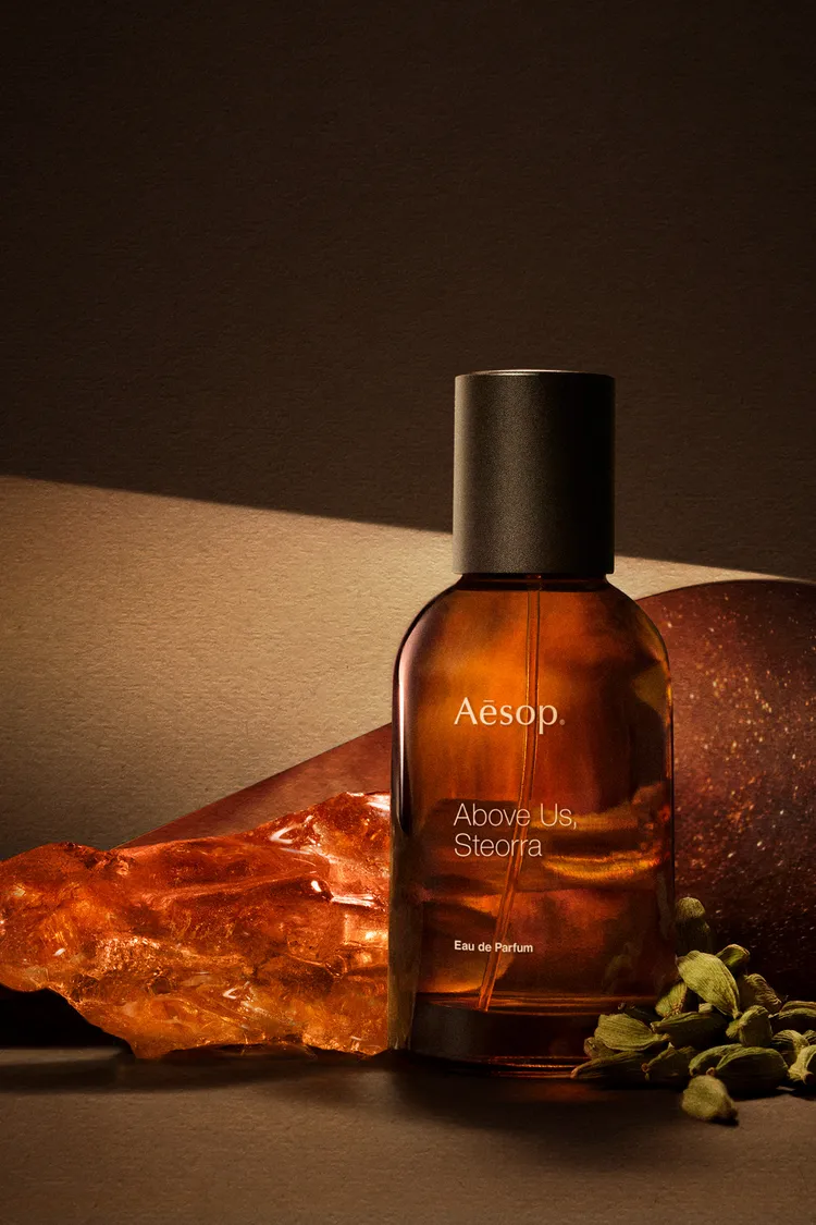 Aesop蒼穹之上．引香水是品牌首度以辛香琥珀調為核心。品牌提供