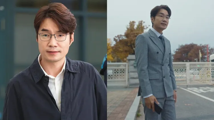 宋英奎（左圖）在《金牌救援》飾演棒球隊團長廣為人熟知，他正在播出的新劇《退貨兒童》被刪減畫面。翻攝SBS、friDay影音