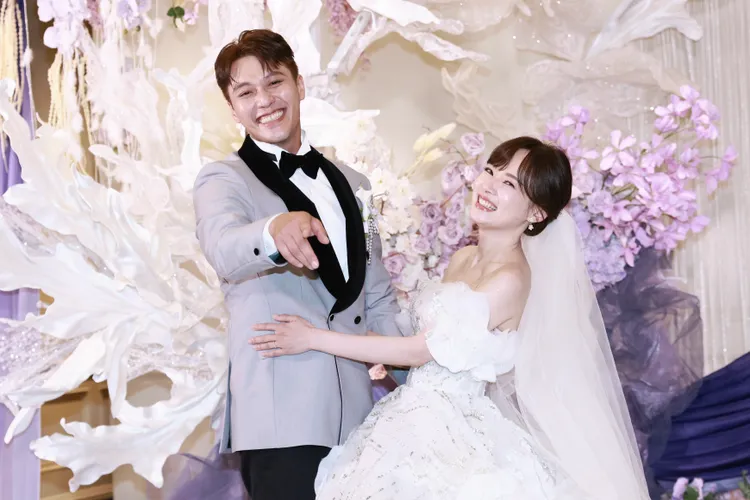 張睿家和黃安若婚禮走夢幻路線。彭欣偉攝影