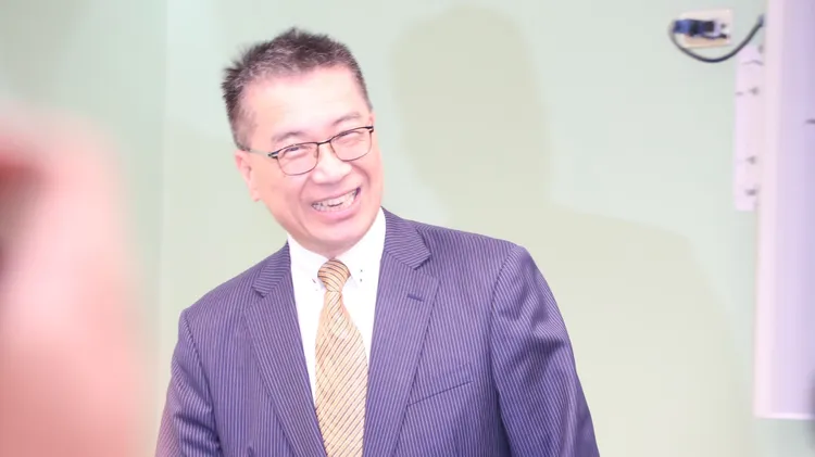 徐國勇回應，公私要分明，在不合中還是有很多地方合。記者葉家瑋攝