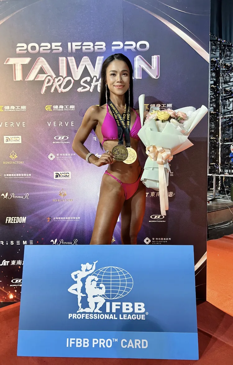 林芯儀為了健身、操到體脂僅11%。資料照片、旺多福多媒體工作室提供