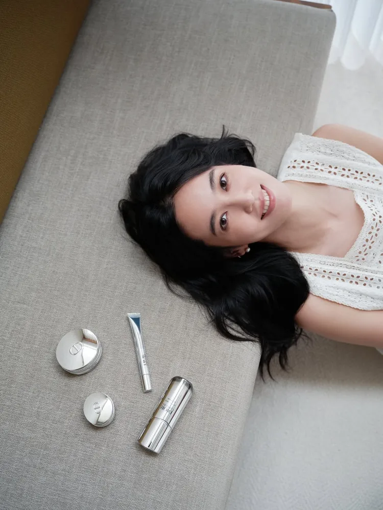 陳庭妮表示自己在皺紋這件事上「有點雙標」。翻攝IG