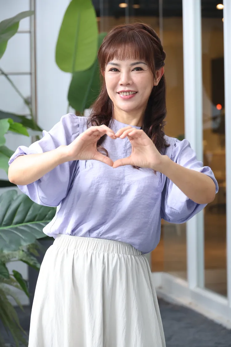 洪喻蕎演完戲後開始注意食材的配色。攝影中心攝