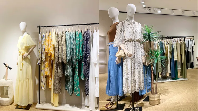 ba&sh早秋新裝延續了波希米亞風情的浪漫飄逸。品牌提供