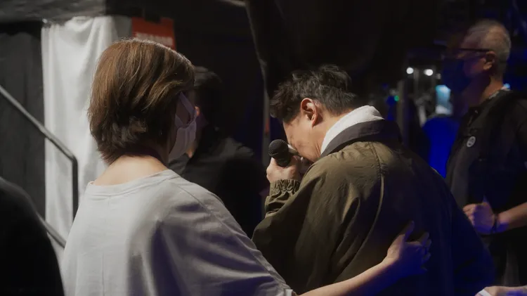 紀錄片曝光陳奕迅巡演期間脆弱的一面。廿一克有限公司提供