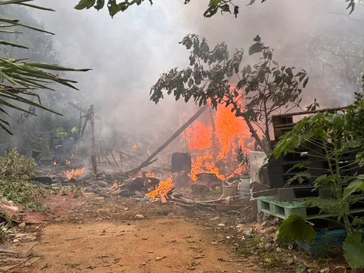 死因成謎?林口墓地旁工寮慘遭祝融狂噬 91歲翁葬生火窟成焦屍