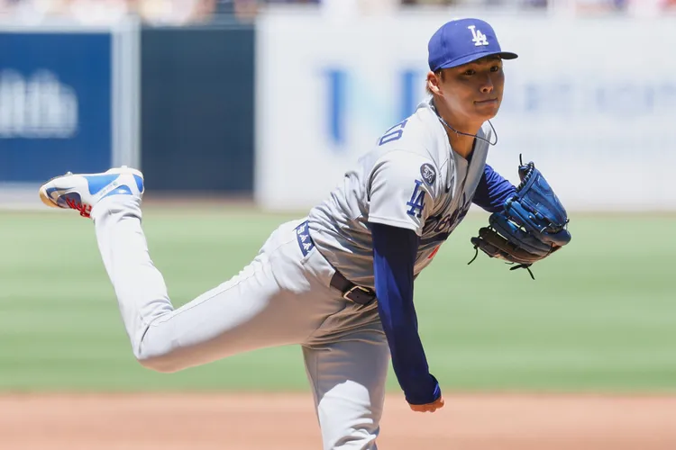 山本由伸。美聯社